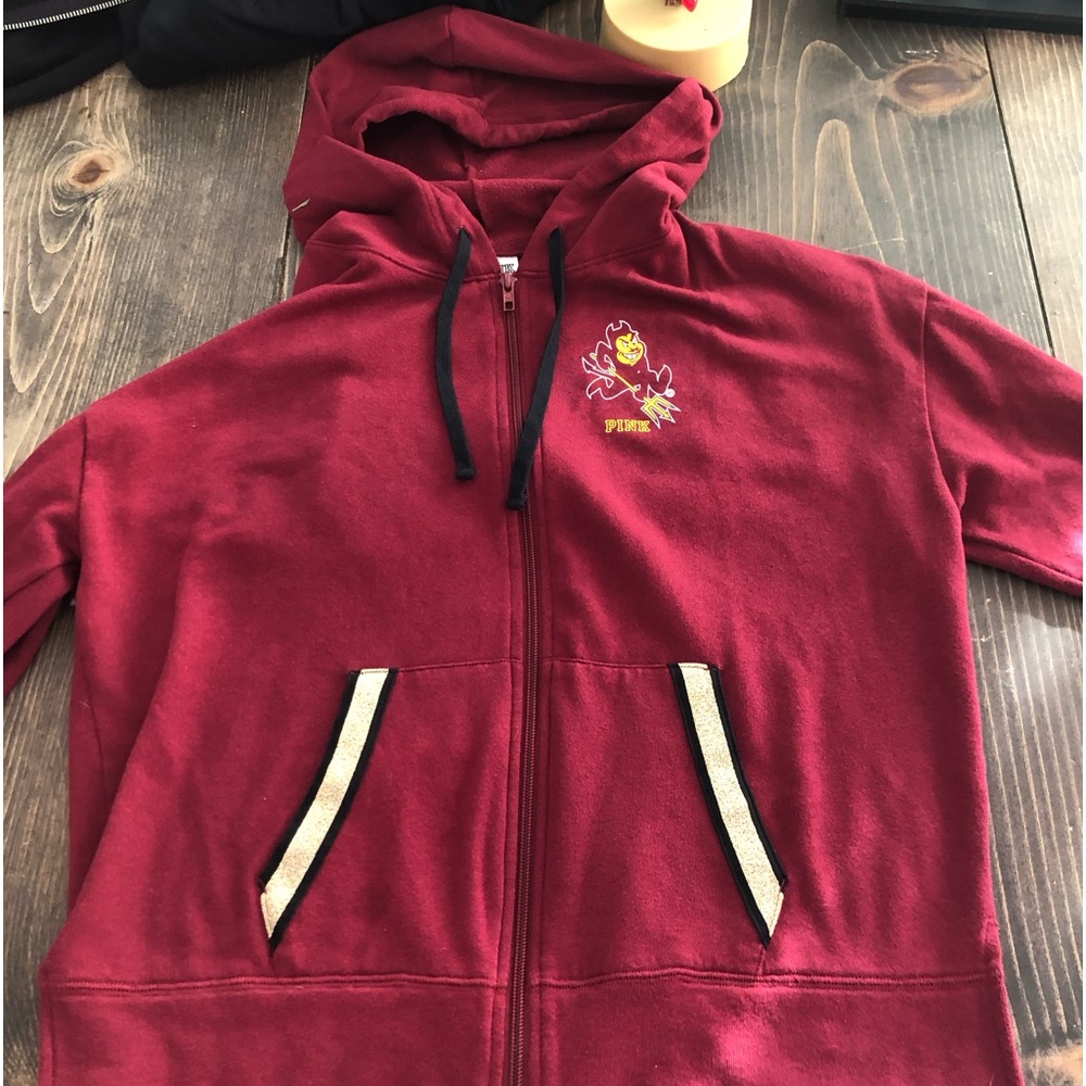 ASU sun devils zip up jacket